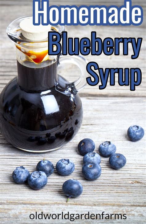 Blueberry Syrup Artofit