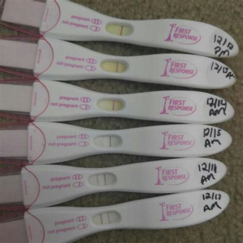 Progression Pic First Test Done At 6 Dpo Today We Are 11dpo With