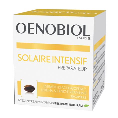 Oenobiol Solaire Intensif Preparateur 30 Pz Shop Farmaciait