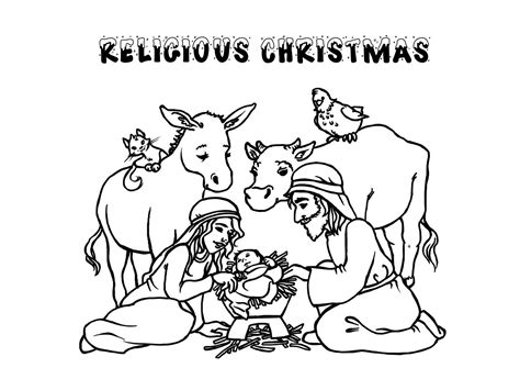 6 Pics Of Jesus Christmas Coloring Pages To Print Religious