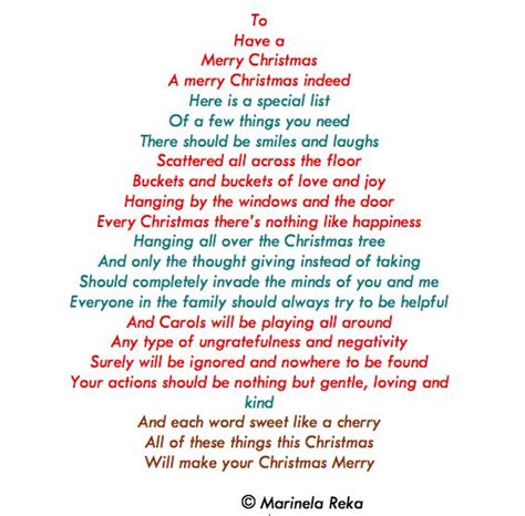 Christmas Poems Christmas Poems Xmas Letter Christmas