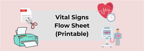 Vital Signs Flow Sheet Printable Template For Easy Logging