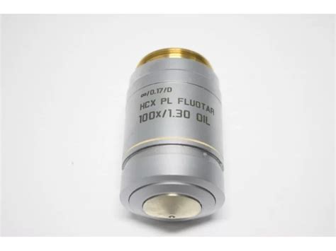 Leica Hcx Pl Fluotar 100x130 Oil Immersion Objective 506195 Unit 3