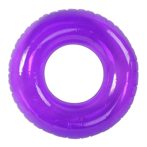 30 Inflatable Classic Purple Swim Ring Tube Pool Float