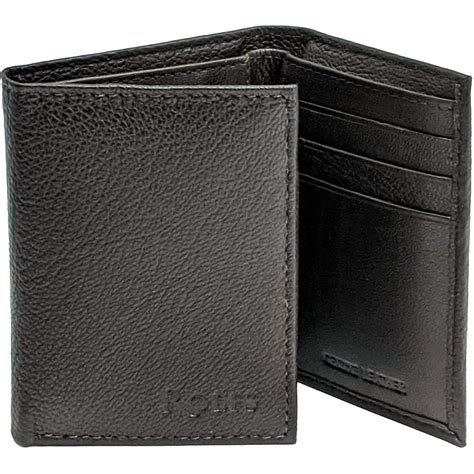 Rolfs Rolfs Trifold Wallets For Men Rfid Genuine Leather Black