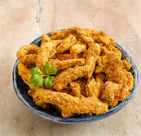 Air fryer frozen chicken breast. Vegan Air Fryer Southern Fried "Chicken" Soy Curls
