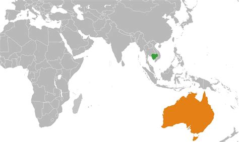 Cambodia Location On World Map Cambodia Map In World Map South
