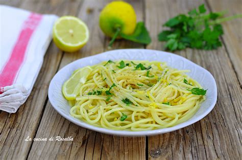 SPAGHETTI AL LIMONE - RICETTA VELOCE - La cucina di Rosalba