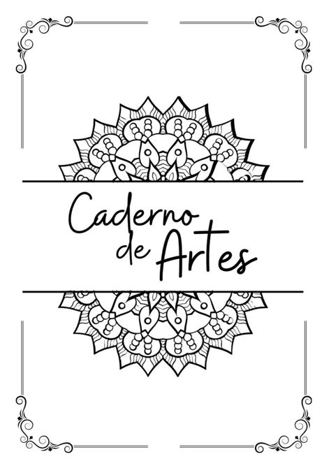 Capa de caderno de artes Ideias para caprichar na decoração