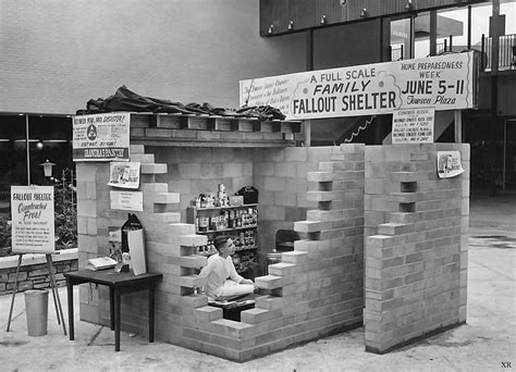 Atomic Annihilation 1960 Fallout Shelter Display
