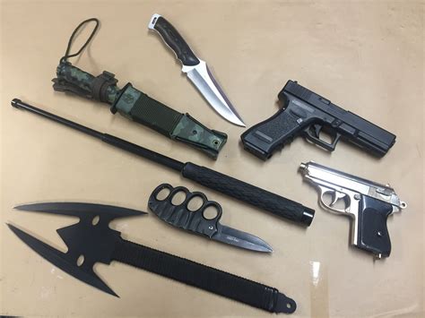 City police taking weapons off the street - Brisbane Central