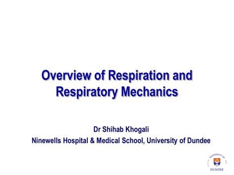 Respiratory Physiology Lecture