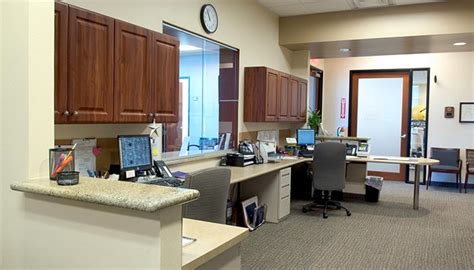 Medical Office Design Reception Area Records Storage