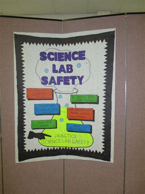 Assign students a different topic to create a poster about, whether it's a rule or a hazard symbol. Crafts in the Lab - Science Lab Safety poster | Lab safety ...