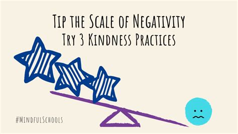 Tip The Scale Of Negativity Bias 3 Kindness Practices For Your School