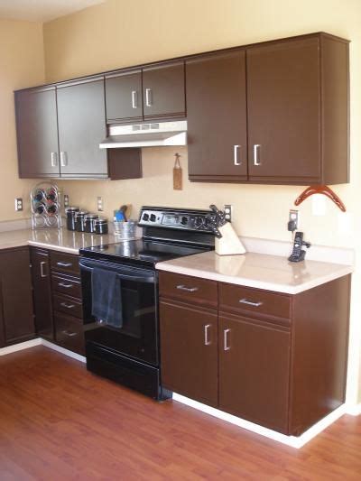Well, the kitchen is the most used room in the house and i guess you could say that the kitchen cabinet is probably the most used thing in that room. Refinishing Laminate Cabinets | Laminate cabinets, Redo ...