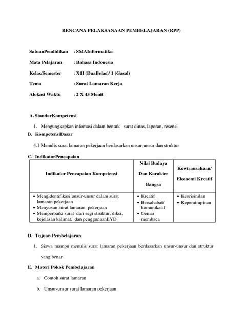 Unsur kebahasaan dalam surat lamaran pekerjaan perlu dipahamu dengan baik. Menulis Surat Lamaran Pekerjaan Berdasarkan Unsur Unsur ...