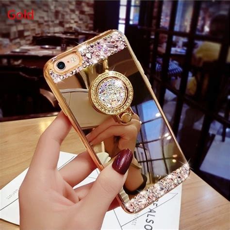 Luxury Rhinestone Case Cover For Iphone 7 8 4 5 6 6s Plus X Phone Case