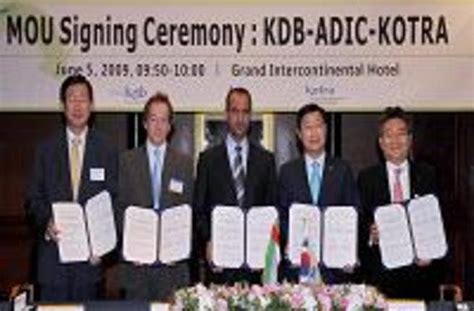 The korea development bank, singapore branch. Abu Dhabi Investment Company, Korea Development Bank and ...