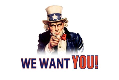 We Want You Join Us Uncle Sam Clip Art Library