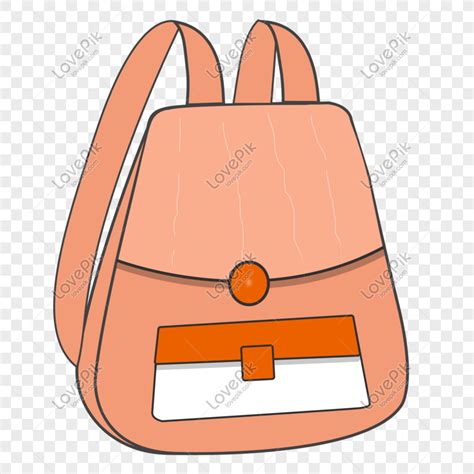 Cartoon Minimalist Reading School Bag Element Png Image Free Download