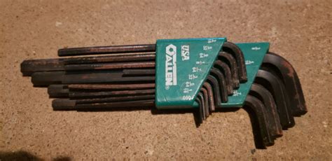 Allen Wrench Set 13 Pc Sizes 050 38 Made In Usa Ebay