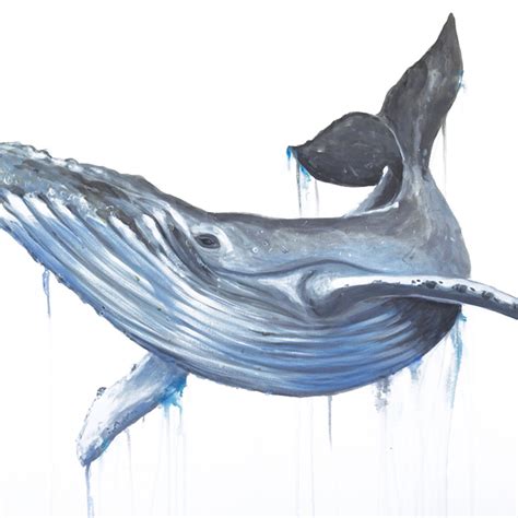 Humpback Whale Greeting Card Coastal Art Australia