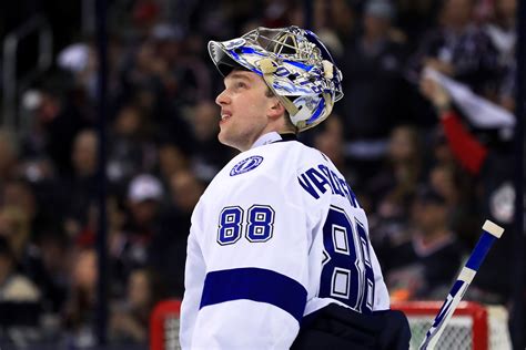 Andrei Vasilevskiy Signs 8 Year 76m Extension With Tampa Bay Lightning