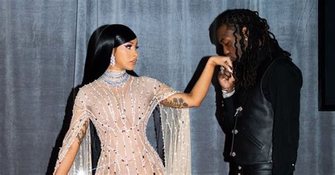 Cardi B Looks Nearly Naked In Nude Dress After Nip Slip At Pre Grammys