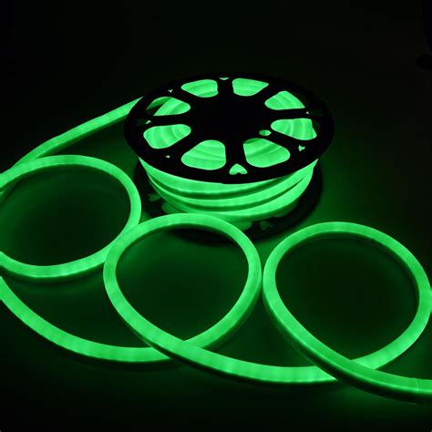 These rgb led rope lights are extendable units. DELight Flexible LED Neon Rope Light Indoor Outdoor ...