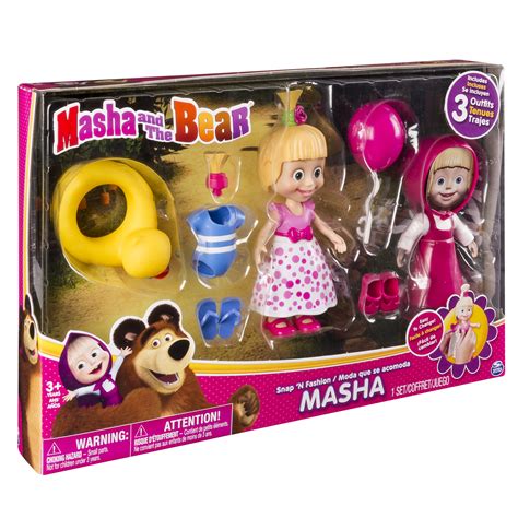 Masha And The Bear Snap ‘n Fashion 1 Masha Doll