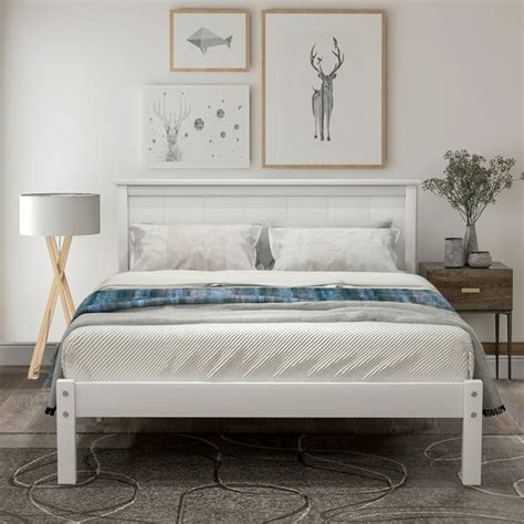 Uhomepro Twin Platform Bed Frame With Headboard No Box Spring Needed