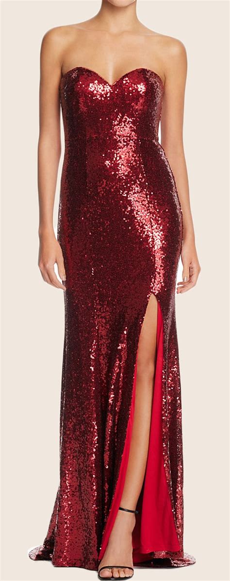 macloth strapless sweeteheart sequin long prom dress red formal gown red prom dress long long