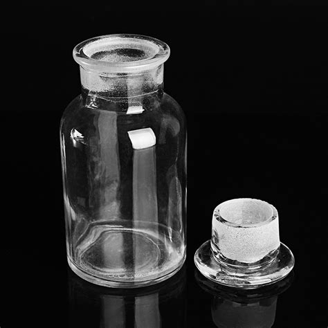 Clear Glass Wide Mouth Bottle Chemical Reagent Storage Bottle Lab Glas Electronic Pro