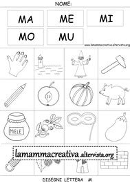 Le Sillabe Ma Me Mi Mo Mu Interactive Worksheets By Kendykendy