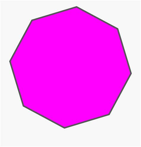 The octagonal shape is used as a design element in architecture. Purple Clipart Octagon , Transparent Cartoon, Free ...