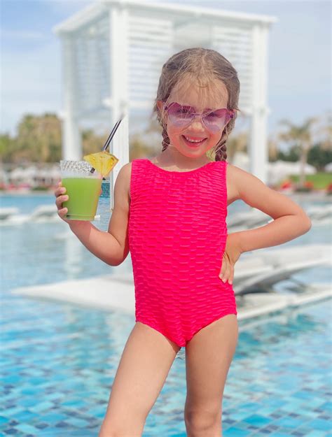 Yellow Girls Toddler Swimsuit Cute Bathing Suit Bright Etsy Uk