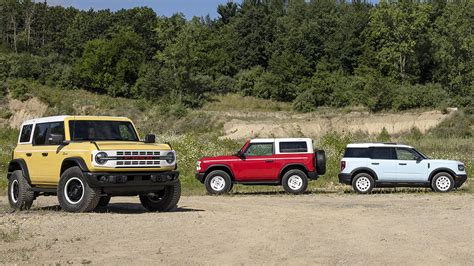 The 2023 Ford Bronco Heritage Version Lineup In Photographs Lavish Life