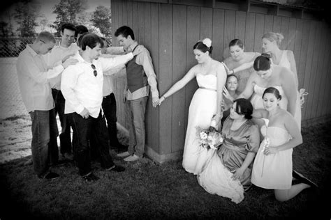 Praying With The Bridal Party Before The Ceremony Bridal Hair Half Up