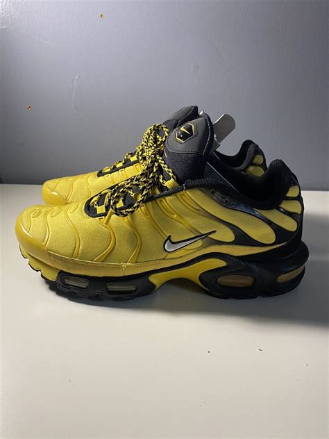 Nike Mens Air Max Plus Tn Av7940 700 Yellow Casual Shoes Sneakers