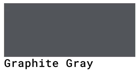 Graphite Gray Color Codes The Hex Rgb And Cmyk Values That You Need