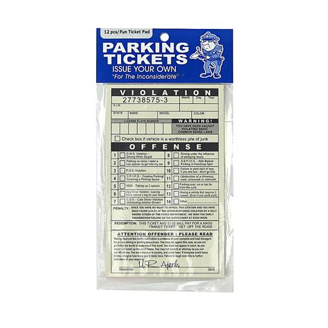 Fake Parking Ticket Printable Free Download The Best Home School Fake