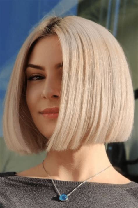 35 trendy cute chin length hairstyles for women 2022 chin length bob
