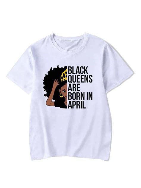 black queens are born in april t shirt glamorous chicks headwraps