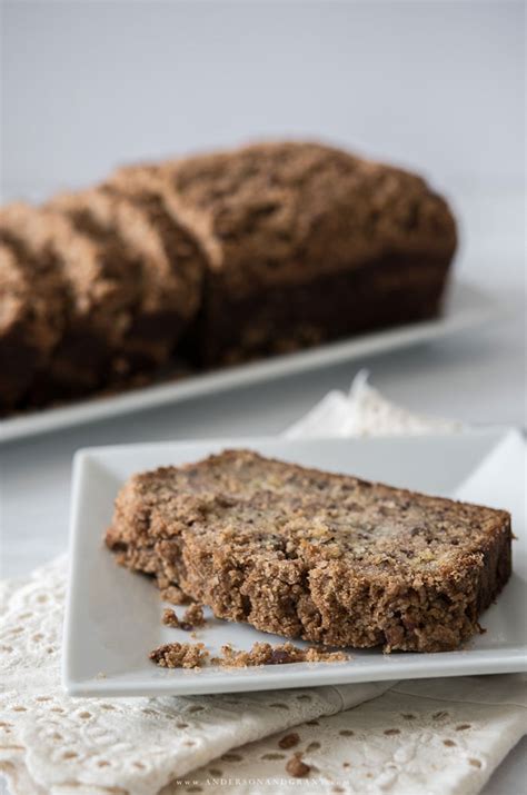There's something particularly comforting about the familiar aroma of banana bread wafting from the kitchen. Banana Bread with Streusel Topping Recipe for Breakfast | ANDERSON+GRANT
