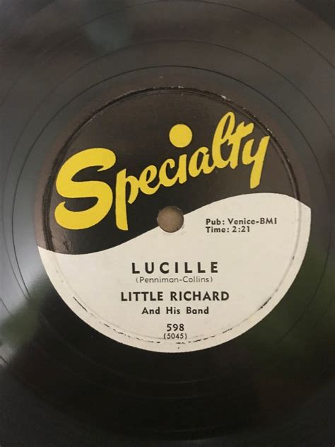 Little Richard Lucillesend Me Some Lovin Specialty 598
