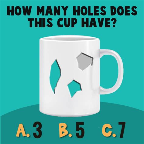 How Many Holes Can You Count On This Cup