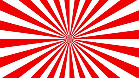 Red Retro Sunburst Background Striped Abstract Stock Footage Video 100