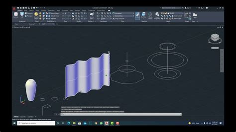 Creating Autocad 3d Shapes With Loft Command Lecture No 3 Youtube