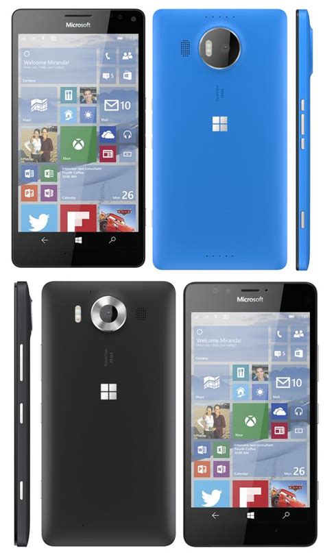 Official Images Of Lumia 950 Xl And Lumia 950 Microsoft New Flagship